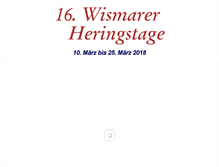 Tablet Screenshot of heringstage-wismar.de